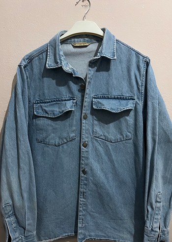 Mavi Denim Gömlek Ceket - Görsel 2