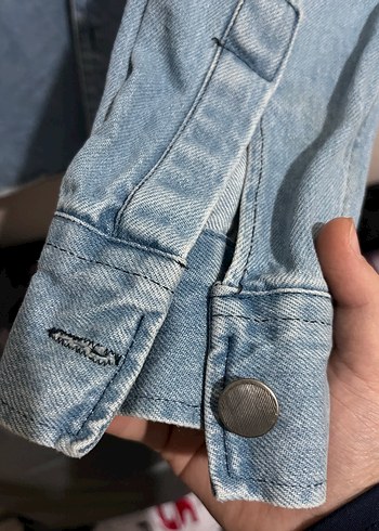 Mavi Denim Gömlek Ceket - Görsel 4