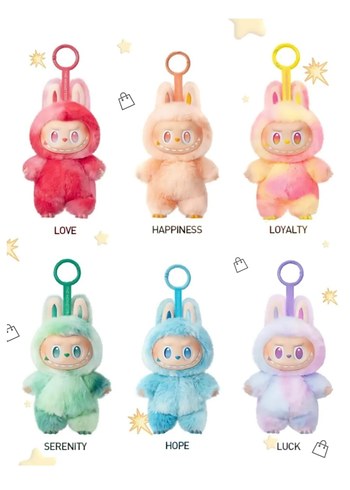Beden Labubu Pastel Pembe Figür Seti