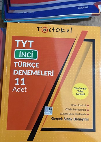 TYT İnci Türkçe Denemeleri 11 Adet