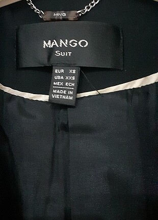 s Beden siyah Renk Sıfır mango ceket 