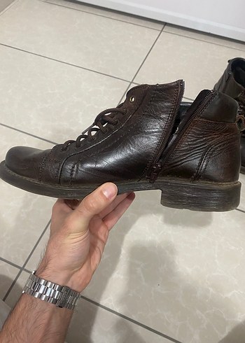 Kahverengi Deri Erkek Bot - 43 - Görsel 2