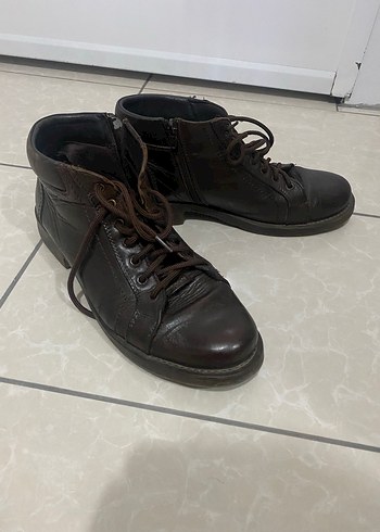 Kahverengi Deri Erkek Bot - 43 - Görsel 6