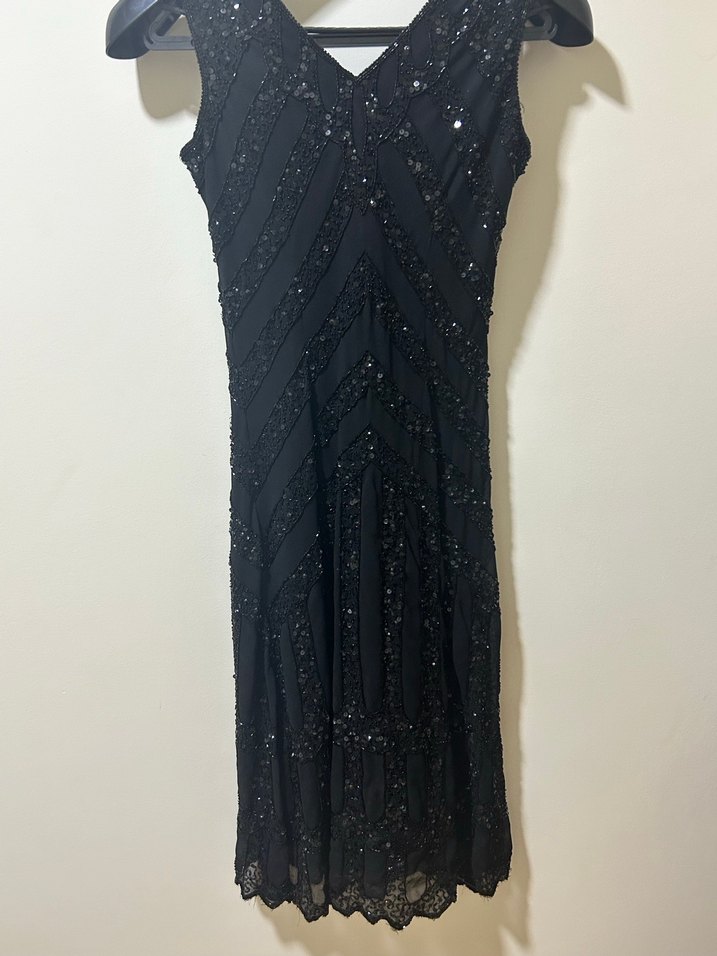 Bonuk detaylı abiye elbise - Görsel 2