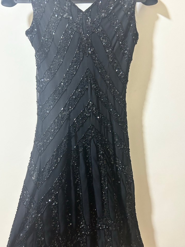 Bonuk detaylı abiye elbise - Görsel 3