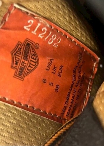 Harley Davidson orjinal kadın bot - Görsel 4