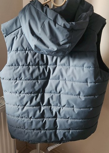 Mavi Fermuarlı Erkek Spor Yelek - Görsel 2