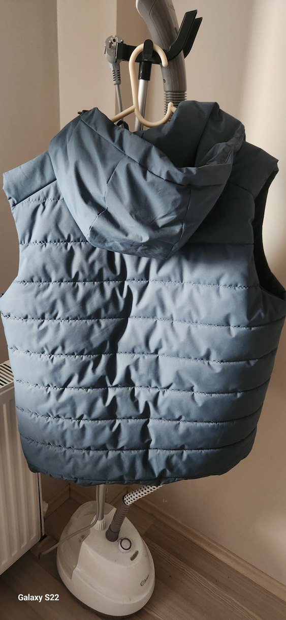 Mavi Fermuarlı Erkek Spor Yelek - Görsel 2