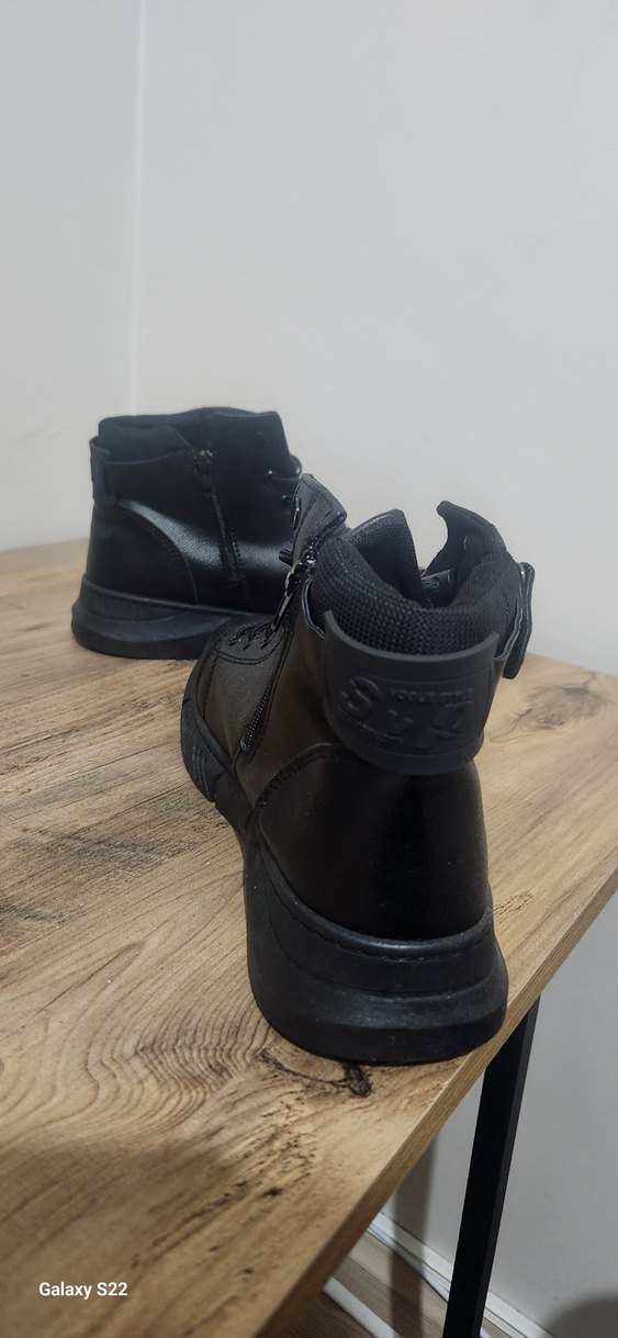 Siyah Bağcıklı Erkek Günlük Bot - Görsel 4