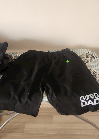 Siyah Düğmeli Mini Streetwear Şort - Görsel 4