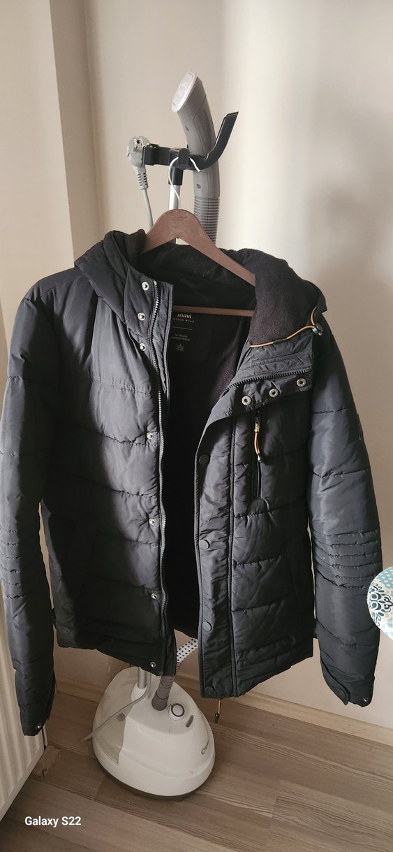 Mavi Kışlık Mont - Görsel 2