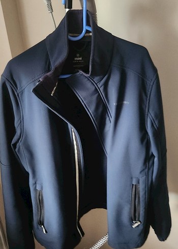 Erkek Mavi Fermuarlı Günlük Ceket - Görsel 3