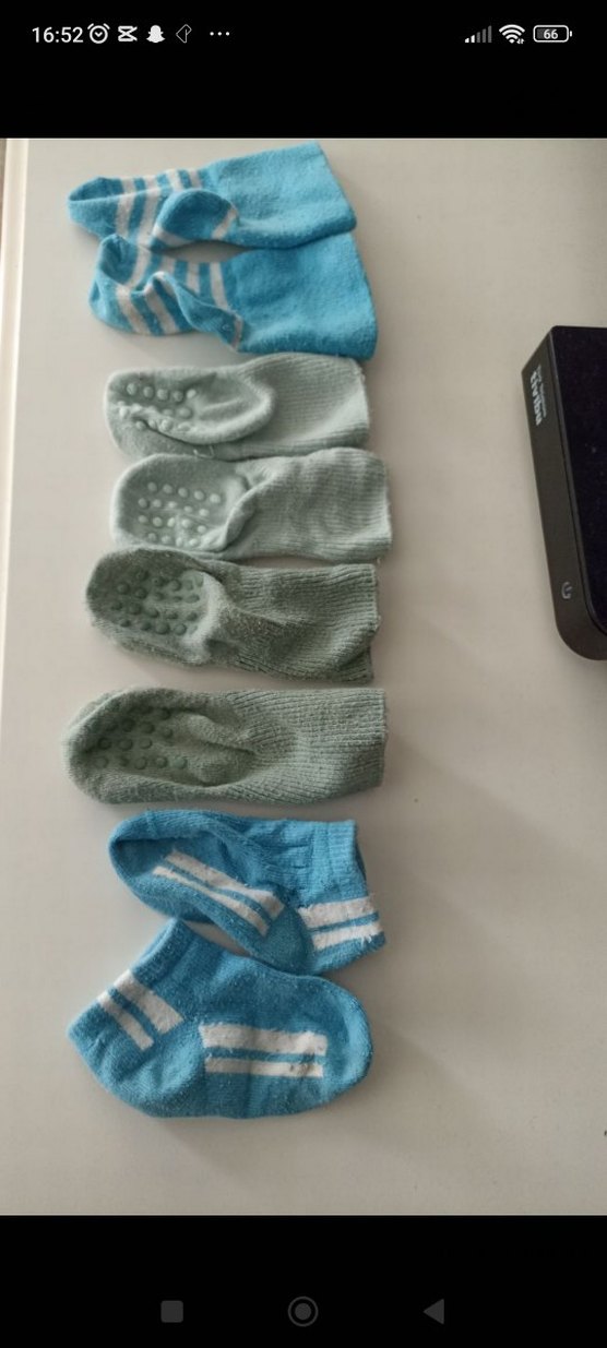 Erkek Çocuk Mavi ve Gri Çorap Seti - Görsel 2