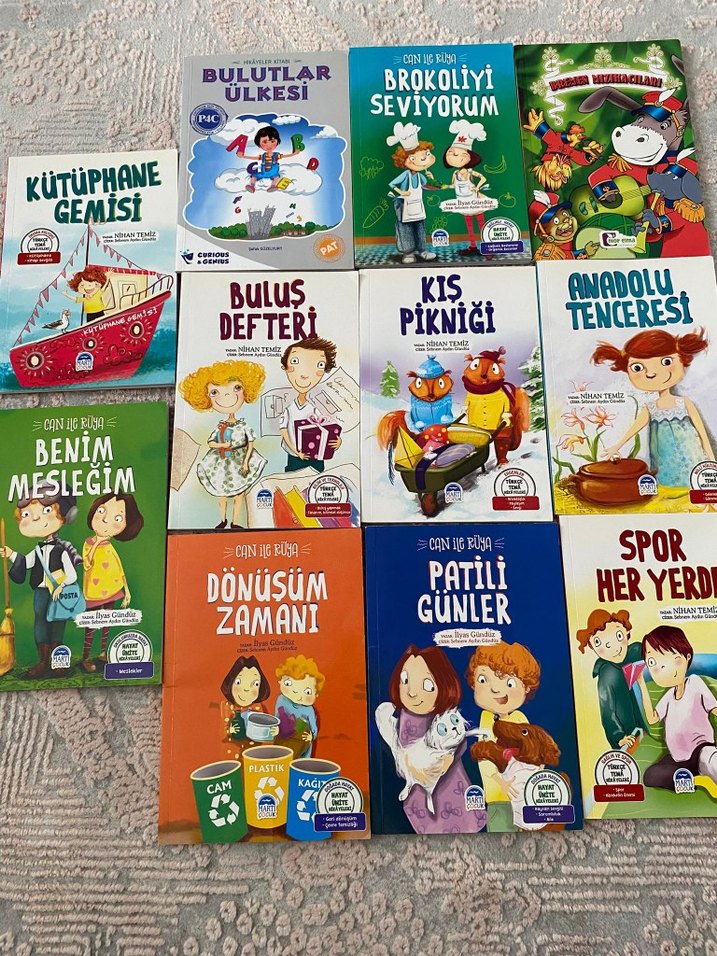 Çocuklar için Renkli Kitap Seti - Görsel 2