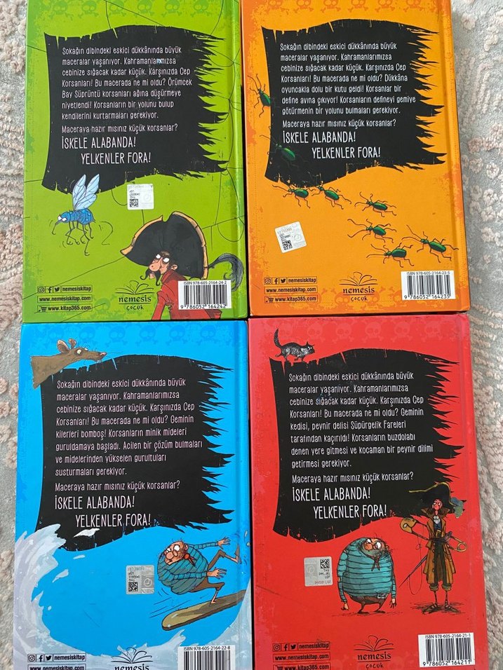 Cep Korsanları Çocuk Kitap Seti - 4 Kitap - Görsel 2