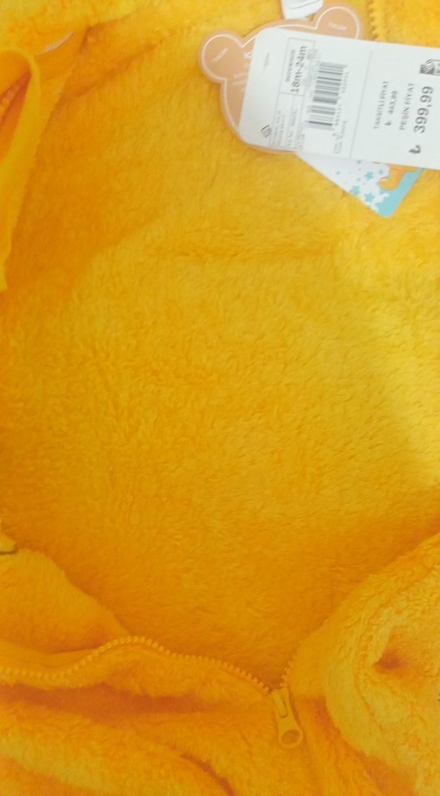 Uzun Kollu Sarı Bebek Tulum - Görsel 3