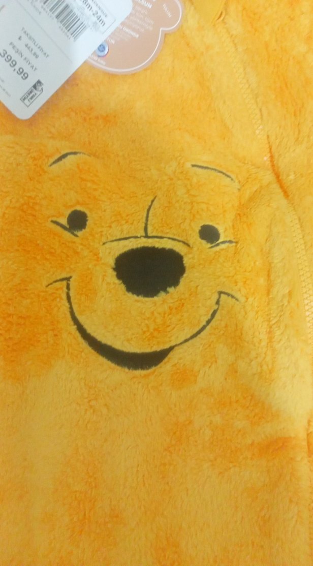 Uzun Kollu Sarı Bebek Tulum - Görsel 2