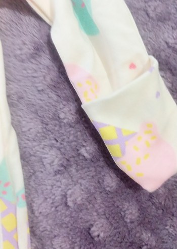 Pastel Renkli Düğmeli Bebek Kız Tulum - Görsel 5