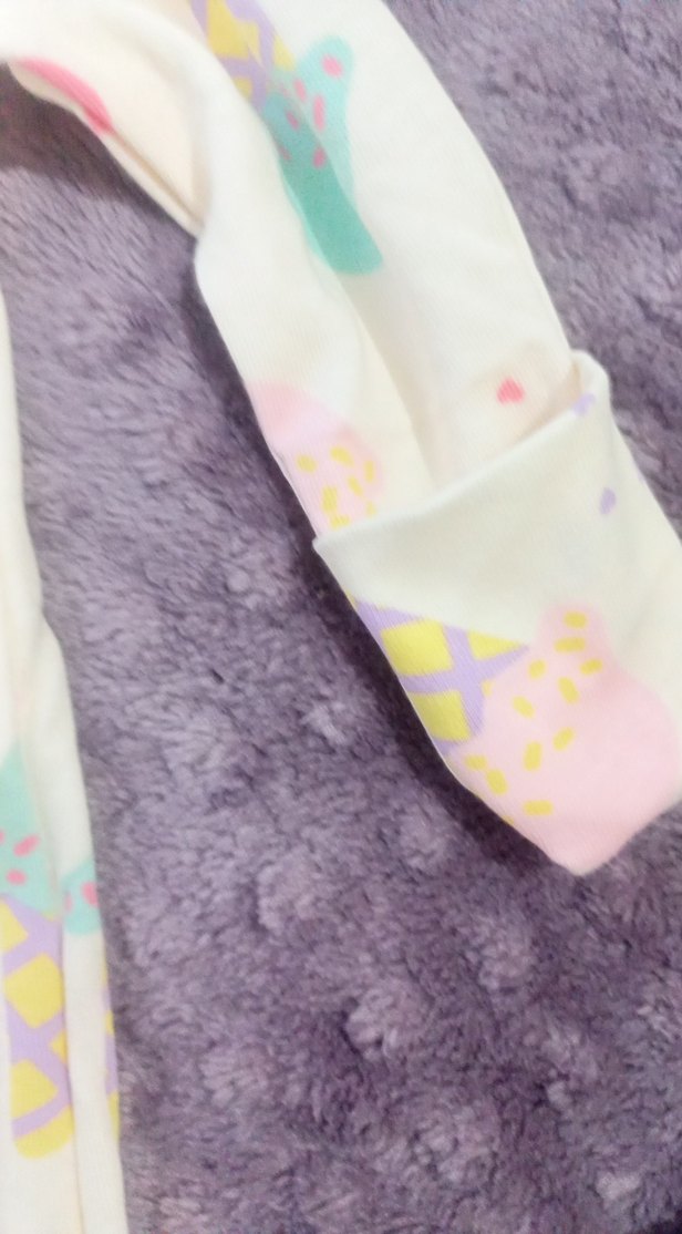 Pastel Renkli Düğmeli Bebek Kız Tulum - Görsel 5