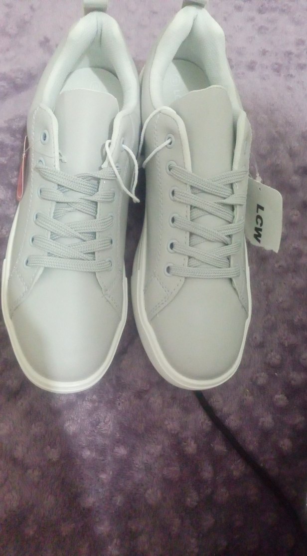 Gri Bağcıklı Erkek Spor Ayakkabı - Görsel 2