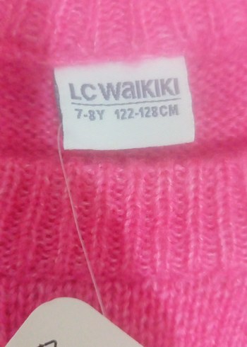 Kız Çocuk Pembe Triko Kazak - Görsel 3