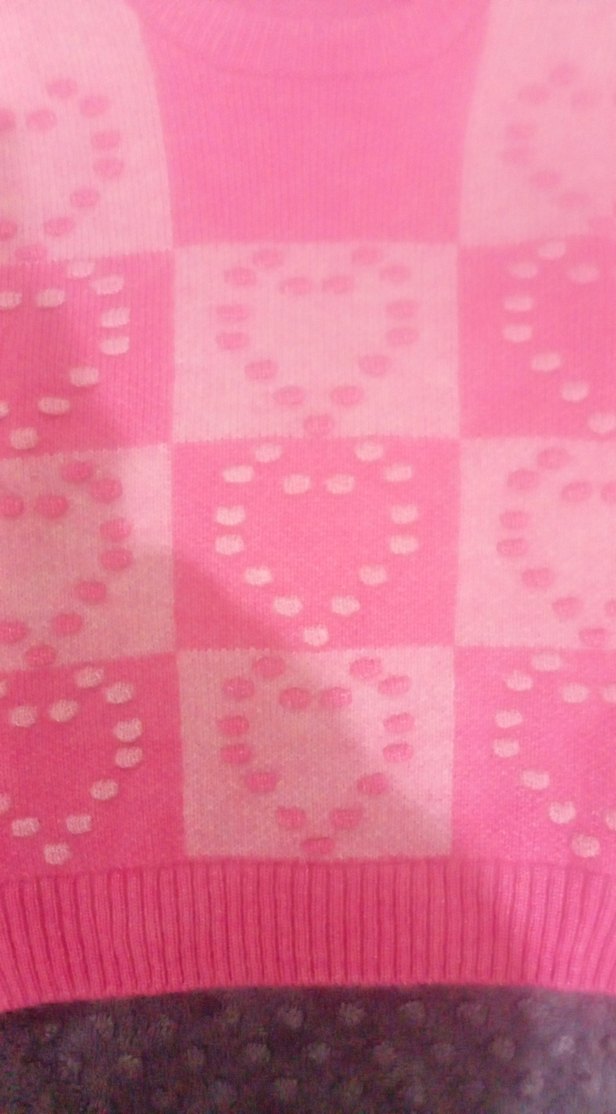 Kız Çocuk Pembe Triko Kazak - Görsel 2