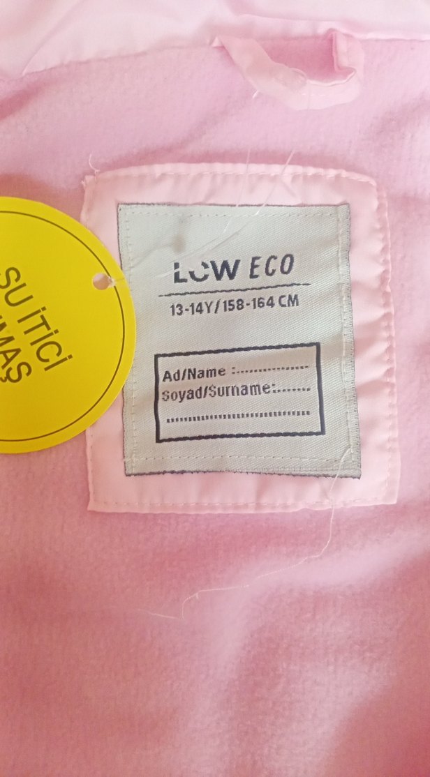 Kürklü Kapüşonlu Pembe Kız Çocuk Mont - Görsel 4