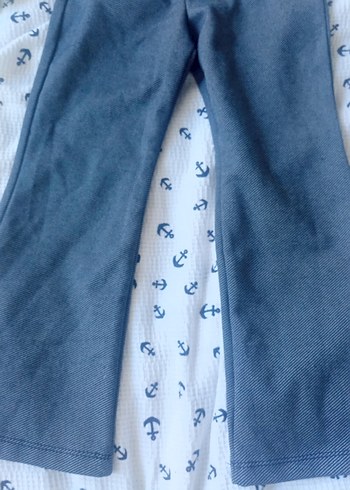 LC Waikiki Kız Çocuk Gri Denim Kumaş Pantolon 5-6 Yaş