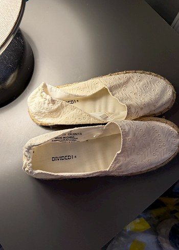 H&m Beyaz Nakışlı Kadın Espadril - Görsel 2