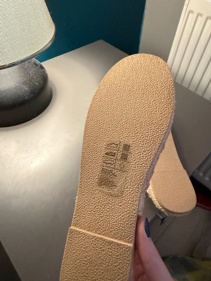 H&m Beyaz Nakışlı Kadın Espadril - Görsel 3