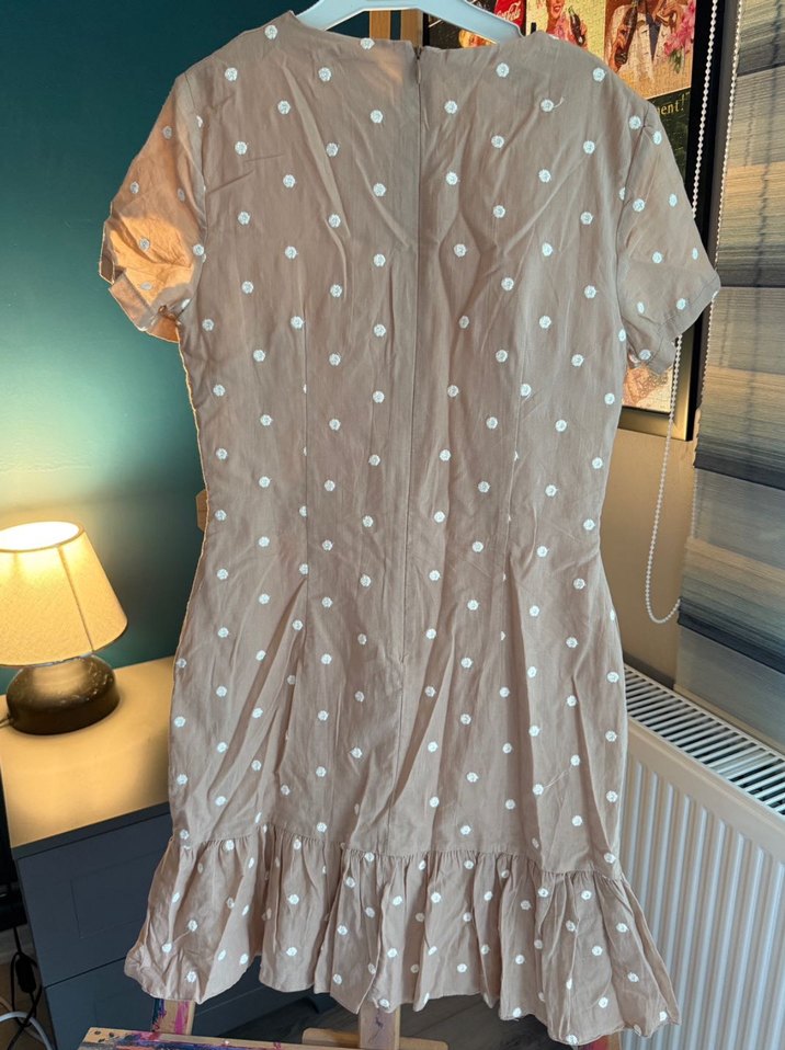 Trendyolmilla Puantiyeli Mini Elbise - Görsel 2