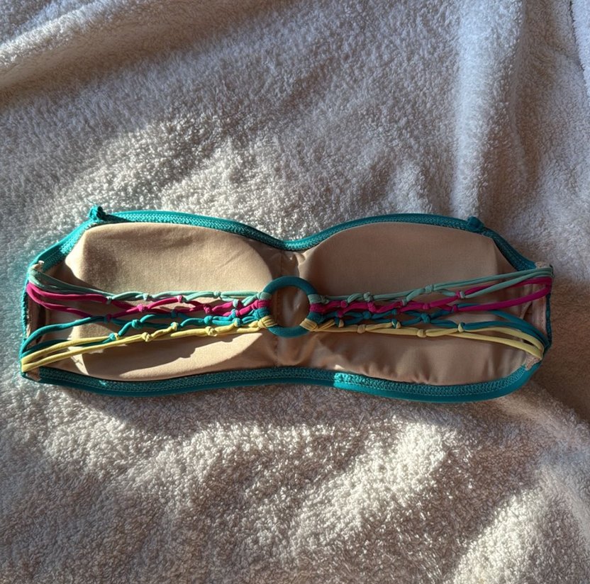 Kadın Turkuaz Bikini Üstü - Görsel 2