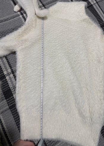 Koton Beyaz Yumuşak Kazak - Görsel 3