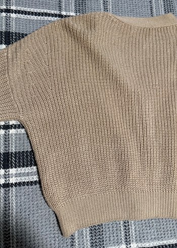 Koton Bej V Yakalı Triko Hırka - Görsel 2