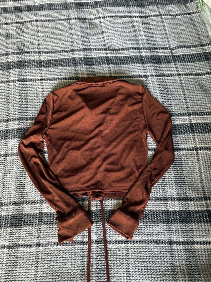 Dilvin acı kahve gömlek - Görsel 3