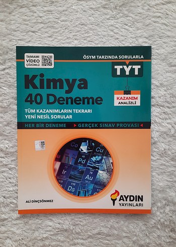 Aydın Tyt Kimya 40lı Deneme