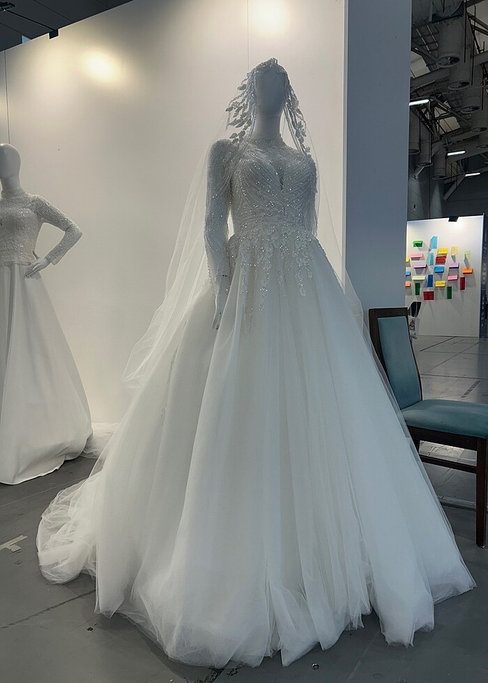 Dantelli gelinlik - Görsel 5