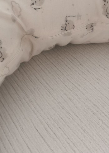 Baskılı Bej Emzirme ve Hamilelik Yastığı - Görsel 2