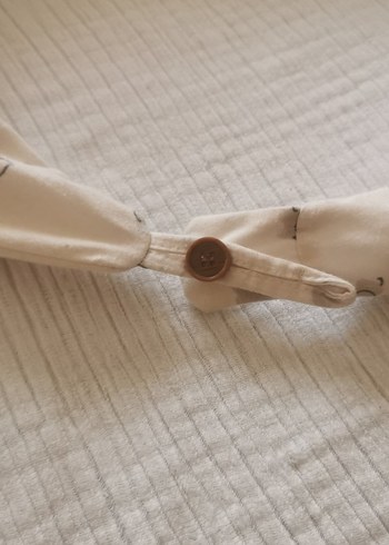 Baskılı Bej Emzirme ve Hamilelik Yastığı - Görsel 3