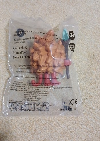 Burger King Smurfs Figürü 2024