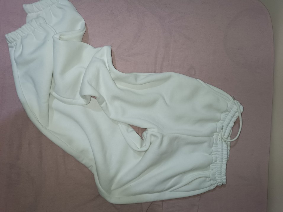 Beyaz kadın eşofman altı - Görsel 2