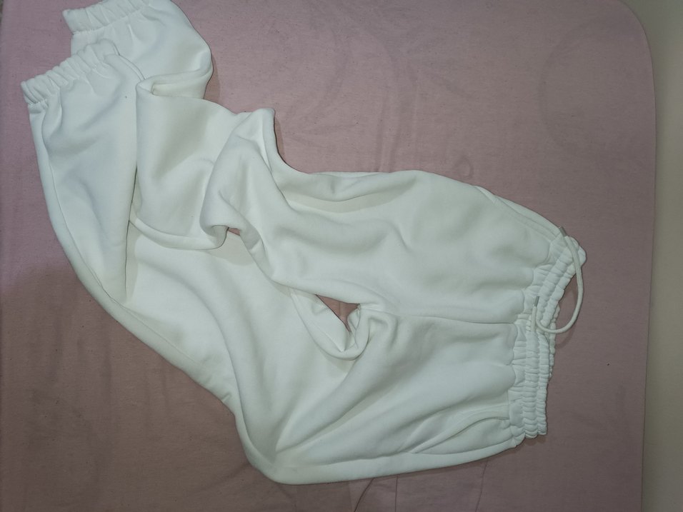 Beyaz kadın eşofman altı - Görsel 3