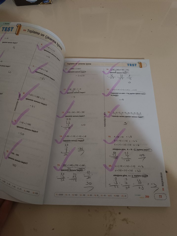 Matematiğe İlk Adım Soru Bankası - Görsel 4