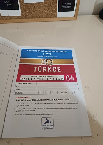 TYT paraf Türkçe 15 Deneme Kitabı - Görsel 3