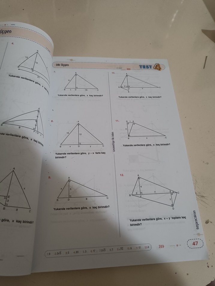 Geometriye İlk Adım Kolay Başlangıç Soru Bankası - Görsel 4