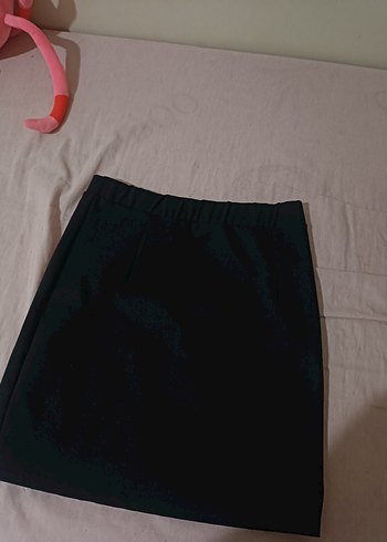 Siyah Midi Mini Etek - Görsel 3