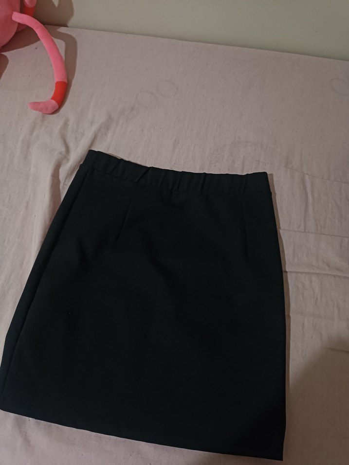 Siyah Midi Mini Etek - Görsel 3