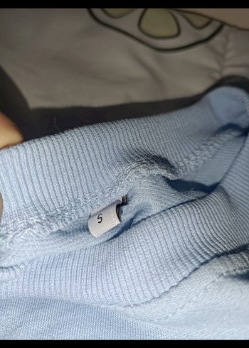 Beyaz ve mavi kadın tişört - Görsel 4