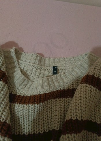 trendyolmilla kadın çizgili kazak - Görsel 2