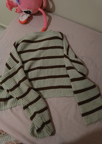 trendyolmilla kadın çizgili kazak - Görsel 3